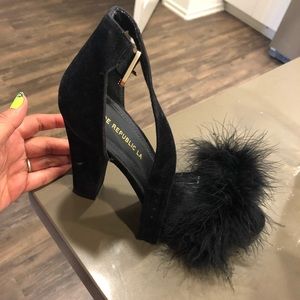 Fur heels